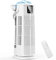 Portable Air Cooler, 4 in 1 Air Conditioner, 1350ML Evaporative Conditioner 120° Oscillating 3 Speeds Tower Fan, 1-12H Timer Quiet Spray Air Cooler Fan for Home Office Travel