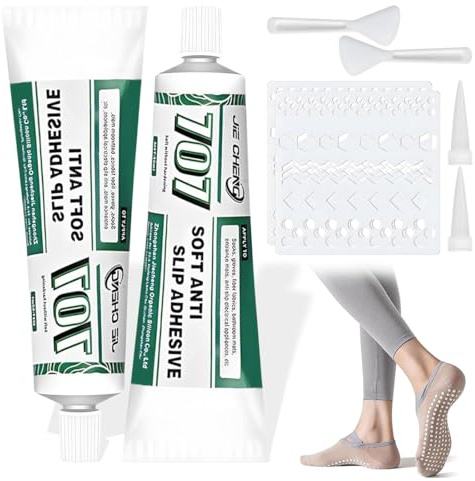 DULZEN Sock Stop Kit Antiscivolo per Calzini Sock Stop Liquid Soluzione Antiscivolo per Calze Set di Calzini Antiscivolo, Lavabili, Trasparente, per calze di lana,Tappeto