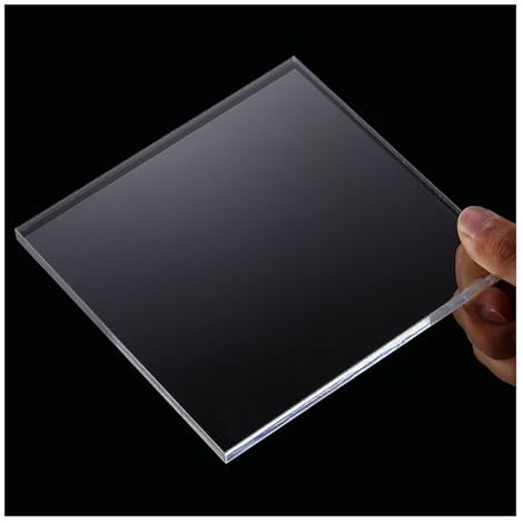 Klar akrylplastskiva, Akrylskivor 3 mm tjocklek flera storlekar(20cm x 20cm)