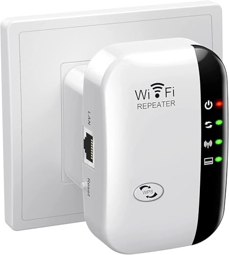 2026 Newest WiFi Extender, WiFi Booster, WiFi Extender Booster, Covers Up to 3950 Sq.ft and 50 Devices, Internet Booster - with Ethernet Port, Quick Setup, Home Wireless Signal Booster, UK plug