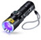 DARKDAWN Torce UV 395nm Ricaricabile USB, LED Lampada di Wood Ultravioletti Torcia Luce Nera, Mini Portatile Lampada UV per Ambra, Polimerizzare la Resina, Rivelatore di Urina per Cani e Gatti 400nm
