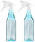 WUJIAQIU Botellas de Spray, 2 Pzas 450ml Botellas Pulverizadoras para Plantas, Pulverizador de Agua, Atomizadores de Plástico, Rociador Recargable Vacío para Flores, Jardín, Peluquería