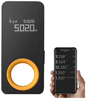 Cinta métrica láser de telémetro de medición de distancia, telémetro láser inteligente, 30M, inteligente, pantalla OLED, medidor de distancia láser, conexión a la aplicación para dibujar de alta