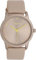 Oozoo - Timepieces Damen Uhr in Taupe/Yellow | Armbanduhr Damen mit Lederarmband | Moderne Uhr für Frauen | Edle Analog Damenuhr in rund C11076 (38mm Gehäuse)