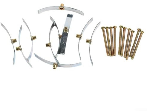 Jonikuper Reparieren Sie Ihre Wandsteckdosen mit diesem 10-teiligen Schraubenset für Abzweigdosen, Lichtschalter-Steckdosen, Abzweigbehälter, Bodendosen, Reparaturkassetten, eingebettet