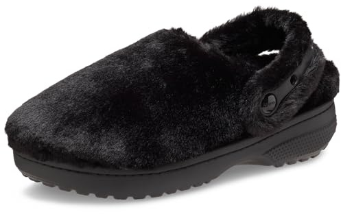 Crocs Unisex Classic Unfurgettable Clogs Black Men 8/Women 10 Medium