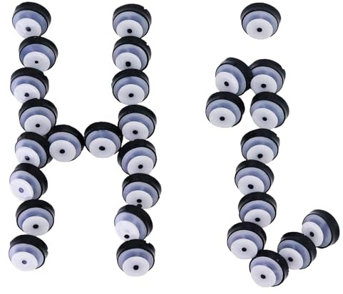 Bywindup 30 clips de fixation adaptés aux clips de montant de panneau de garniture de porte Citroën avec joint en caoutchouc de remplacement pour 6991.Y8, pour un trou de 10 mm