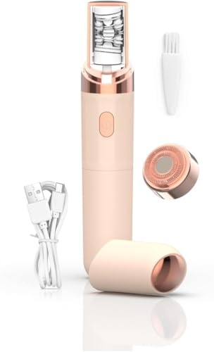Epilsmooth Épilateur Visage, Epilateur Electrique Visage Femme 2026 New, Avec Lumière Led Intégrée Pour Epilation Sourcil Visage (Rose)