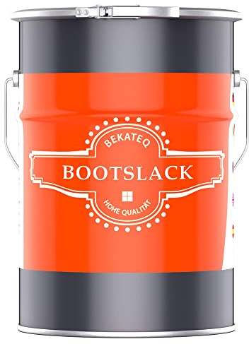Bootslack Laubgrün 5 Liter I Klarlack für Holz innen & außen I Parkettlack, Treppenlack, Schiffslack, Yachtlack I Hochbelastbar, wetterbeständig, süß- und seewasserfest - BEKATEQ LS-100