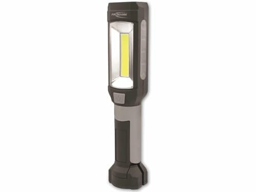 ANSMANN LED Werkstattlampe mit 230 Lumen - Arbeitsleuchte kabellos, flexibel & magnetisch - 3W batteriebetriebene Inspektionslampe - Arbeitslampe für Werkstatt, Auto & Notbeleuchtung WL230B