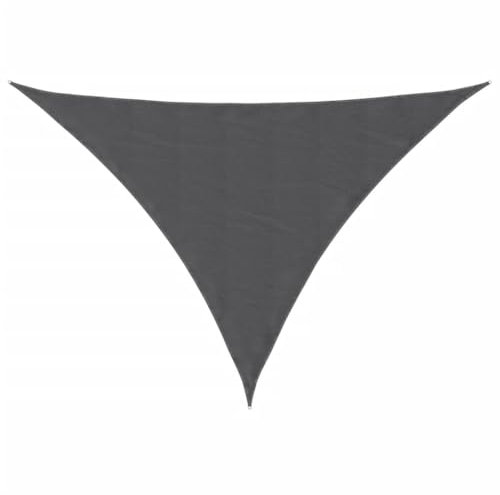vidaXL Sonnensegel Wasserfest Sonnenschutz Windschutz Sonnendach UV Schutz Garten Terrasse Balkon Oxford-Gewebe Dreieckig 3,5x3,5x4,9m Anthrazit