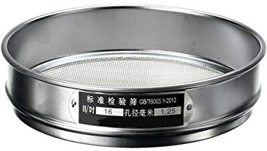 Jevina Heavy Duty Garden Riddle Sieve Mesh Soil Sift Compost Seed Tray Tool-16 (1.25mm)
