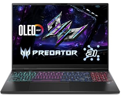 acer Predator Helios Neo 16S, PHN16S-71, Gaming Laptop, 16 OLED, Intel Core Ultra 9, 32GB RAM, 1TB SSD, NVIDIA RTX 5070