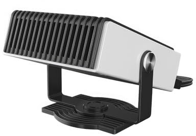 TOTMOX Calefacción de coche, desconexión de calefacción rápida portátil, ventilador de calefacción y refrigeración rápida 2 en 1 150 W, 12 V que se conecta al encendedor de cigarrillos