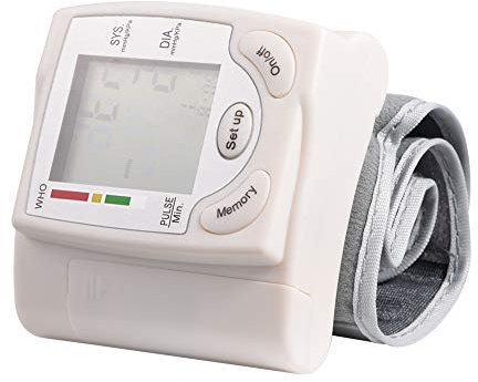 Machine automatique de Digital de machine de moniteur de tension artérielle de type poignet, mesure automatique de manchette d'affichage à cristaux liquides