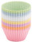 Guowall Muffinformen, Backförmchen aus Silikon Cupcake-Formen Wiederverwendbare Cupcakeförmchen (7 Farben, 24er-Set)