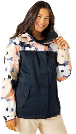 Roxy Damen Jetty Block Insulated Ski Jacket Jacke, Wild Wind Prima, XS