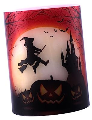 OSALADI Halloween Elektronische Kerzen Flammenlose Lichter Für Partydekoration Romantische Batterie