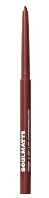 MORPHE Soulmatte Gel Lip Liner - Creamy Lip Pencil with a Matte Formula - Precision Contour Pencil with Sweet Almond & Tea Seed Oil for Long-Lasting Definition - Other Half (0.007 oz)