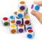 20 Stück Farbwürfel,Kunststoff Flüsterwürfel,Sechsseitige Würfel Bunt,16mm Würfelspiel,für Klassenzimmer Mathematik Brettspiel,Spielen Rollen