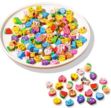 GAJUS 30 Pcs Gommes à Effacer Assortiment, Gommes Animales Fantaisie pour Enfants, Cadeaux de Fête et Récompenses de Classe pour Les Étudiants (Style Aléatoire)