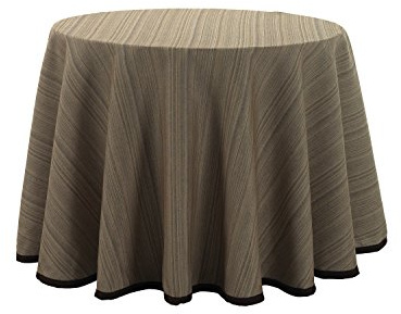 Martina Home Falda para Mesa Camilla Modelo Ribera - Redonda de 90 - Color Beige
