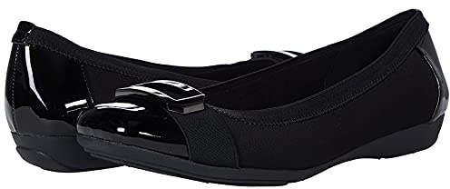 Anne Klein Femmes Ballerines Couleur Noir Black Combo Taille 42 EU / 11 Us