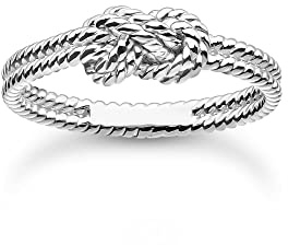 THOMAS SABO Ring Seil mit Knoten 925 Sterling Silber TR2399-001-21-58
