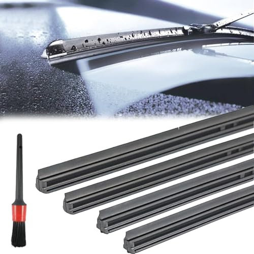 4Pcs Scheibenwischer Gummim, 800mm Scheibenwischer Gummi Wischergummi, Scheibenwischer Ersatzgummis, Scheibenwischer Ersatz Gummi, Scheibenwischergummi Ersatz, Scheibenwischer Gummi Universal