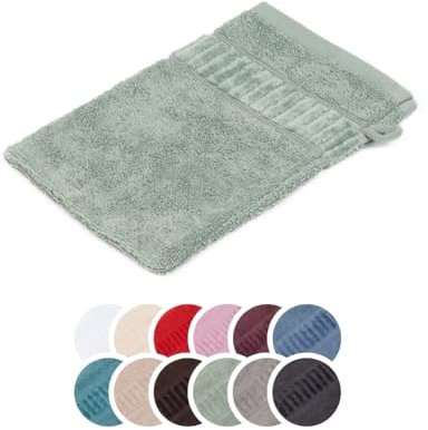 liebling Waschhandschuh Bio Baumwolle, Serie Organic, 500 gr. / m², 17 x 24 cm, 60 Grad, saugstark, schnelltrocknend, Farbe: Mint