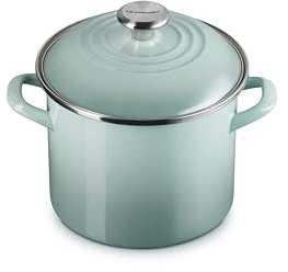 Le Creuset Enamel on Steel Traditional Stockpot, 6 qt., Sea Salt with Stainless Steel Knob