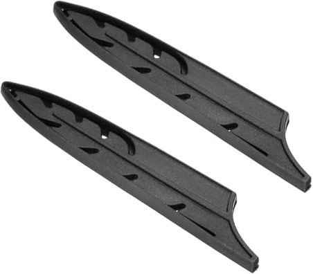 PATIKIL ABS Sicherheits-Messerscheiden Für 5 Utility Messer Universelle Schneidenschutz-Hülle Für Küchenmesser Schwarz 13cm L Packung Mit 2 Stück