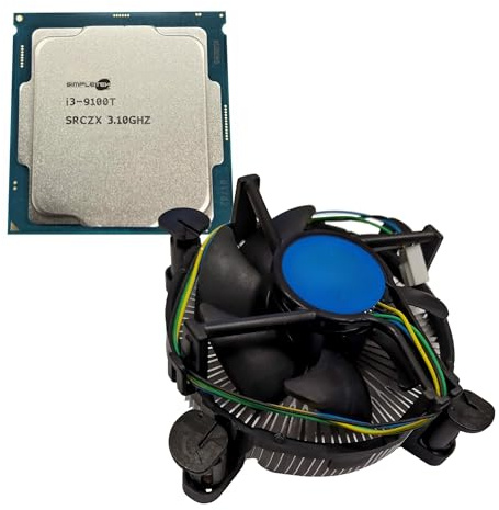 SIMPLETEK - Processore i3-9100T - LGA 1151 | 4 Core / 4 Threads | Clock base 3.10GHz (fino 3.70 GHz) | Dissipaatore incluso (Ricondizionato)