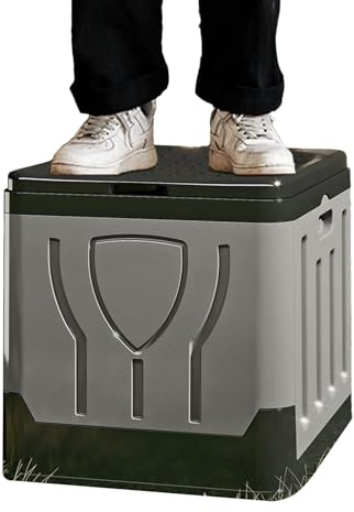 Doiyislem Toilette Portatile - Secchio Grande Pieghevole Con Coperchio - Toilette Piegevole Portatile Per Campeggio - Per Esterno Escursionismo Auto Spiaggia Tenda Barca Trekking Bambini Adulti