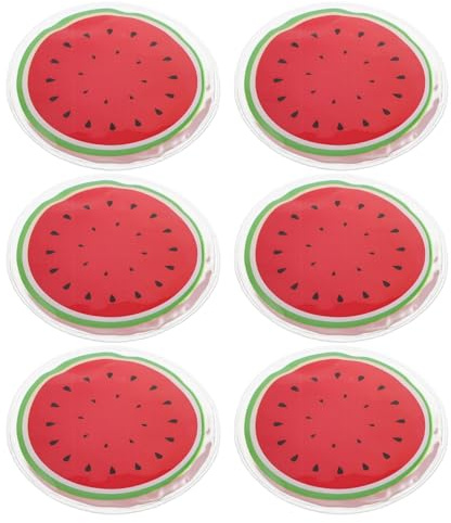 Toyvian Impacchi di Ghiaccio per Occhi 6 Pezzi, Freschezza Rinfrescante, Riutilizzabili in Pvc, Facili da Usare per Viso e Occhi