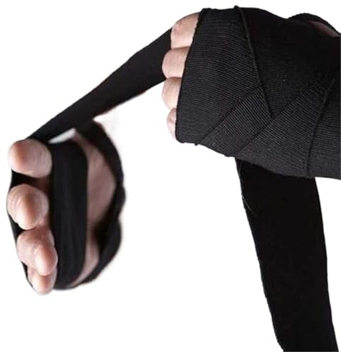 Armband Universal Boxning Bandage, Sportband i bomull, stridsskydd, sportomslag för Sanda Kick Boxing MMA Muay Thai, 2 st