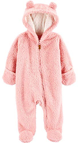 Carter's Baby Boys' Pram (9 Months, Pink Sherpa)