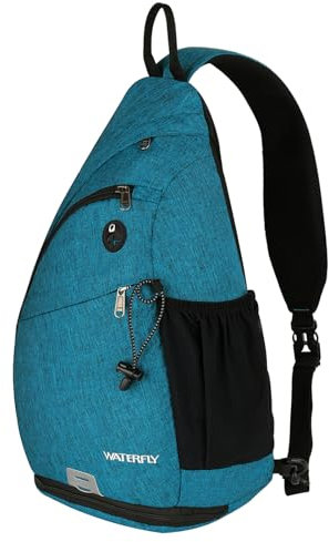 WATERFLY Crossbody-Tasche, Umhängetasche, klein, Brusttasche, Schultertasche, Rucksack, für Damen und Herren