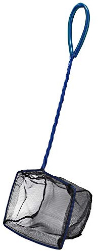 Hobby 60721 Catch it Taglia M - Rete da Pesca di Alta qualità per acquari, retino in Nylon Nero antistrappo M, 46 g