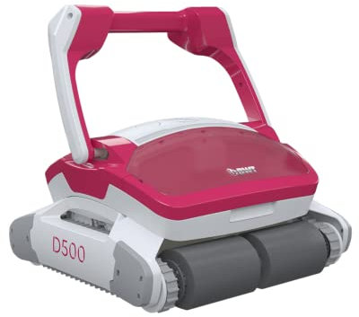 BWT Pool Roboter D500 | Optimale Reinigung Von Boden, Wand & Wasserlinie Für Pools Bis 10 m | Beste Filterleistung | Smart Navigation | Ultimate Power Technologie | Pinke Led-Beleuchtung