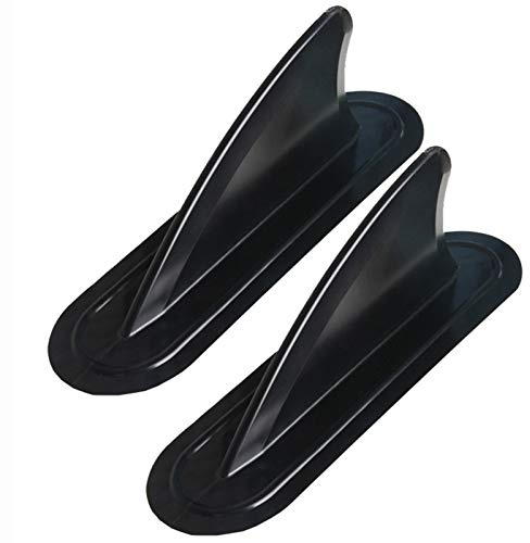 Cukol 2 Pcs Small Surfboard Fins, Paddle Board Fin, Kayak Fin, Paddleboard Fin, Bodyboard Fins, Surf Fins, Bendable Flexible Material 21x6.5x6.4 Cm/8.27x2.56x2.52 Inches