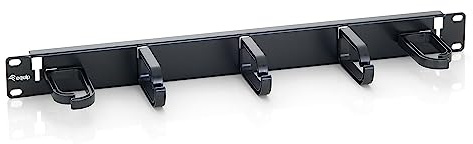 Equip 327311 19 Rack Mount Kabel Management Panel, Schwarz