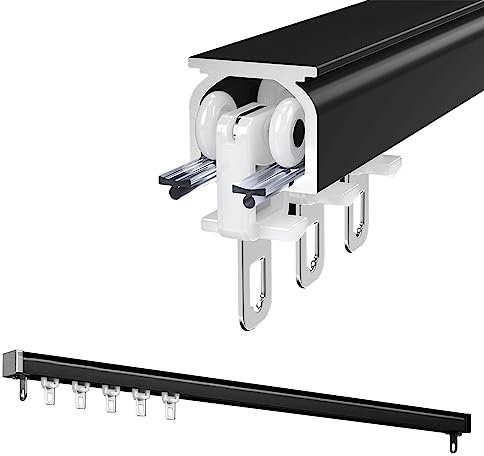 LIYI929GP Binario Tenda Soffitto, Binario per Tende A Muro, Alluminio Resistente Scorrevole Balcone Home Decor Accessori, Muto Bastoni per Tende E Binari per Tende, Bastoni Tende Sistemas Scorrevoli