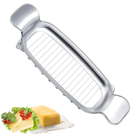 Affettatrice per Burro, Taglia-Formaggio in Acciaio Inossidabile Taglia Burro Taglia Burro Alimentare Multifunzionale per Formaggi a Blocchi e Burro
