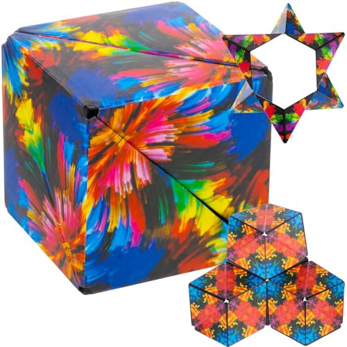 Fidgetwürfel Anti Stress Würfel 72 Formen Erweiterbar Spielzeug Magnetspiel Puzzle Box Fidget Toys Büro Schule Kinder Erwachsene 24743