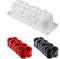 LES TROUVAILLES DE SANDRINE Moule gâteau Forme bûche de noël Nuage Boule, pâtisserie 3D Anti adhérent, Moule à manqué Original Silicone de qualité Pro Design - 29 * 9.5 * 8 cm