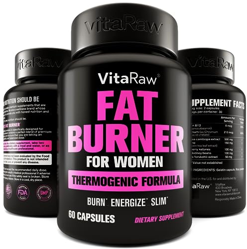 Weight Loss Pills for Women, Diet Pills for Women, The Best Fat Burners for Women, This Thermogenic Fat Burner is a Natural Appetite Suppressant & Metabolism Booster Supplement, Helps Reduce Belly Fat