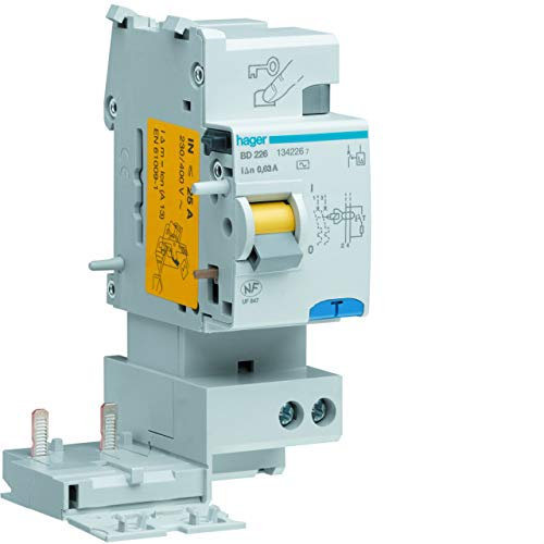 bloc différentiel - 2 pôles - 25a - 300 ma - type hi - hager bf225