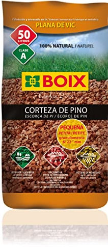 Corteza de Pino Boix 8/22 mm 50 L (Pack 4 sacos)