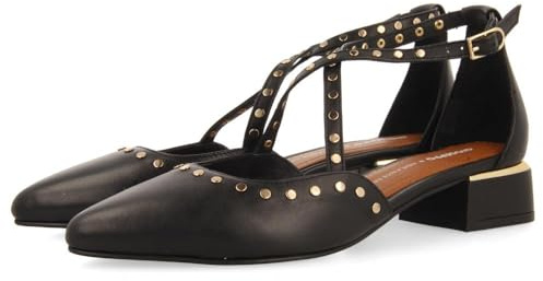 BALLERINES À CLAQUETTES TALON BAS EN CUIR HOLBAEK